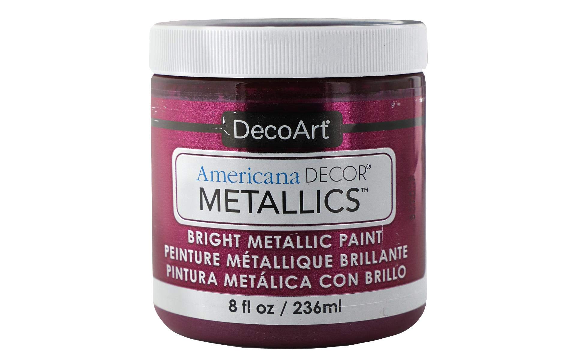 DecoArt Americana Decor Metallics Paint 236ml (8oz) - Berry