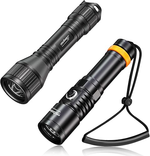ORCATORCH D710 3000 Lumen Dive Light D550 1000 Lumen Dive Light Bundle