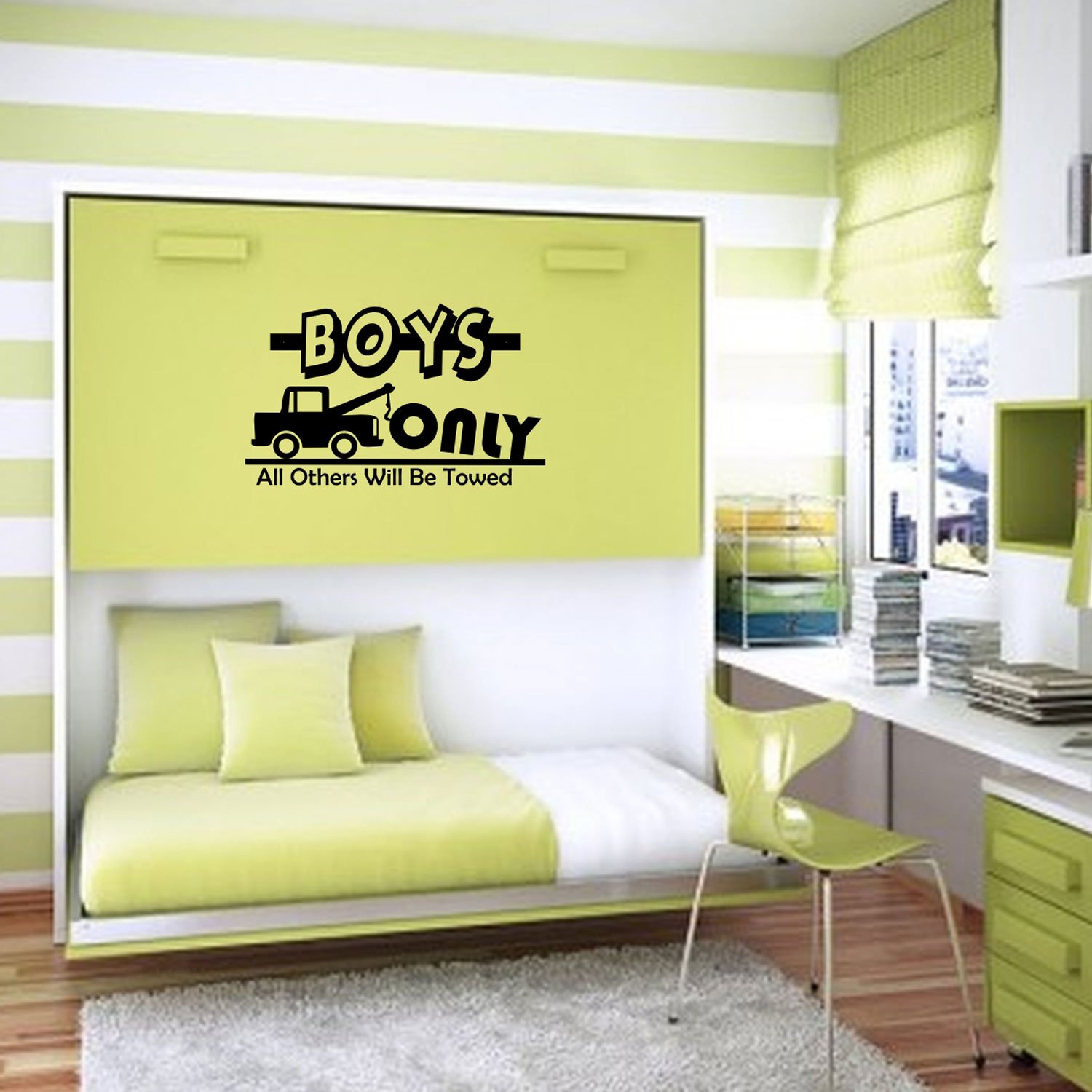 Buy Studio Briana Funny Boys Only Transfer Wall Decal Sticker for Boys