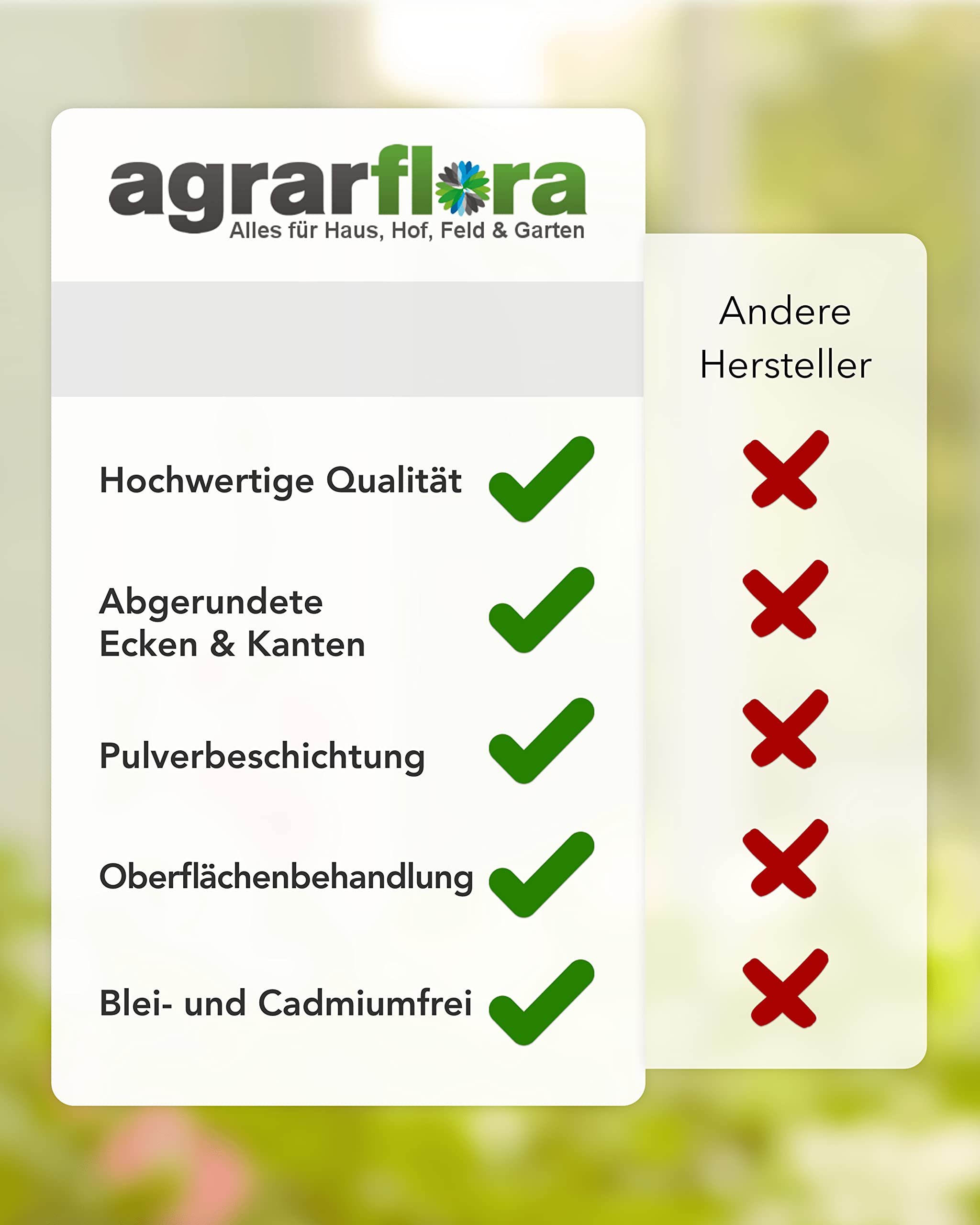 Kinder Gartengeräte Set 5 Teile - stabiles Gartenpielzeug aus Metall und Holz - kindergerechtes Gartenwerkzeug für Draußen - Rechen, Fächerbesen, Schaufel, Spaten und Besen