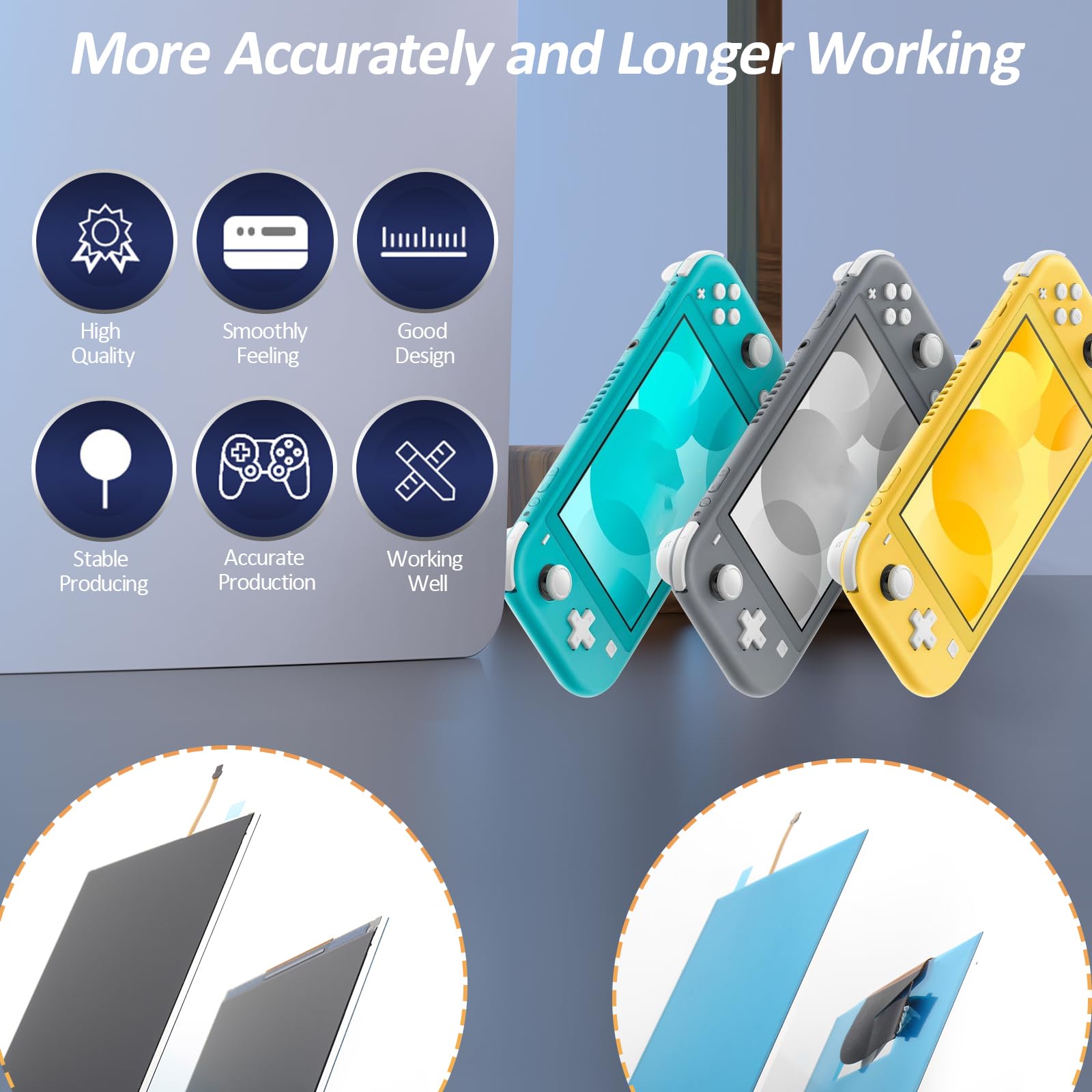 Amazon.com: YWLRONG for Nintendo Switch Lite Screen Replacement