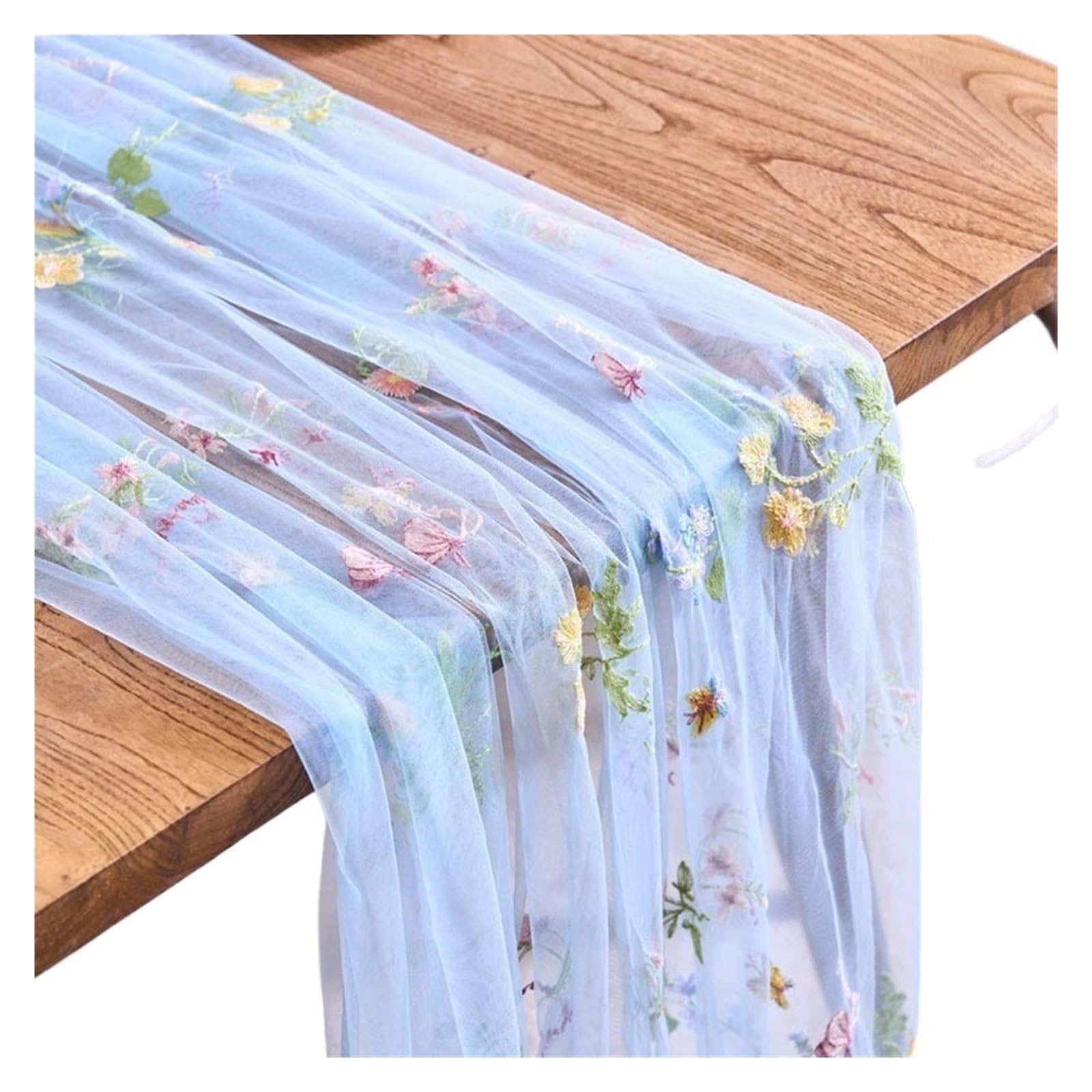 floral tablecloth Flower Butterfly Embroidered Lace Table Runner