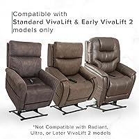 Vista 3 de AlveyTech Control remoto de repuesto de 10 botones y 5 pines para silla elevadora Pride VivaLift (versión estándar y temprana Viva Lift 2)