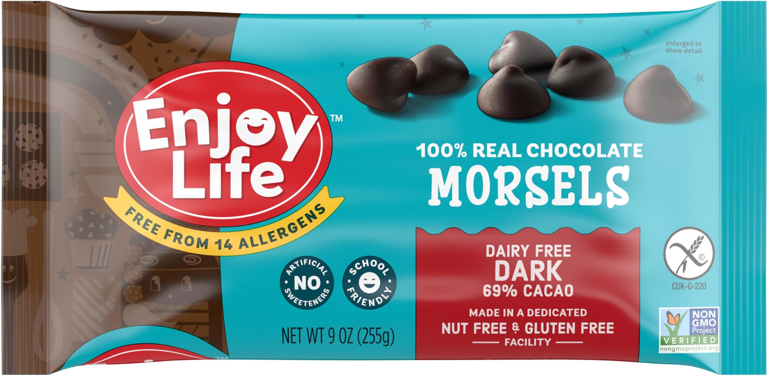 Morsels Regular Sized Dark Chocolate -- 270ml