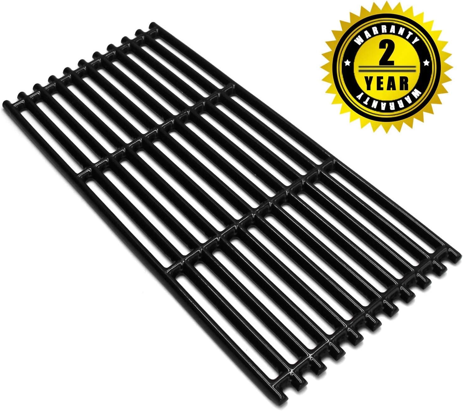 Hongso 18 1/4 Inch Porcelain Cast Iron Cooking Grates for Charbroil Tru-Infrared 3 and 4 Burner 463241314, 463241313, 463268008, 463271913, 463257010, 463270909, 463247109 Models, G526-0007-W1