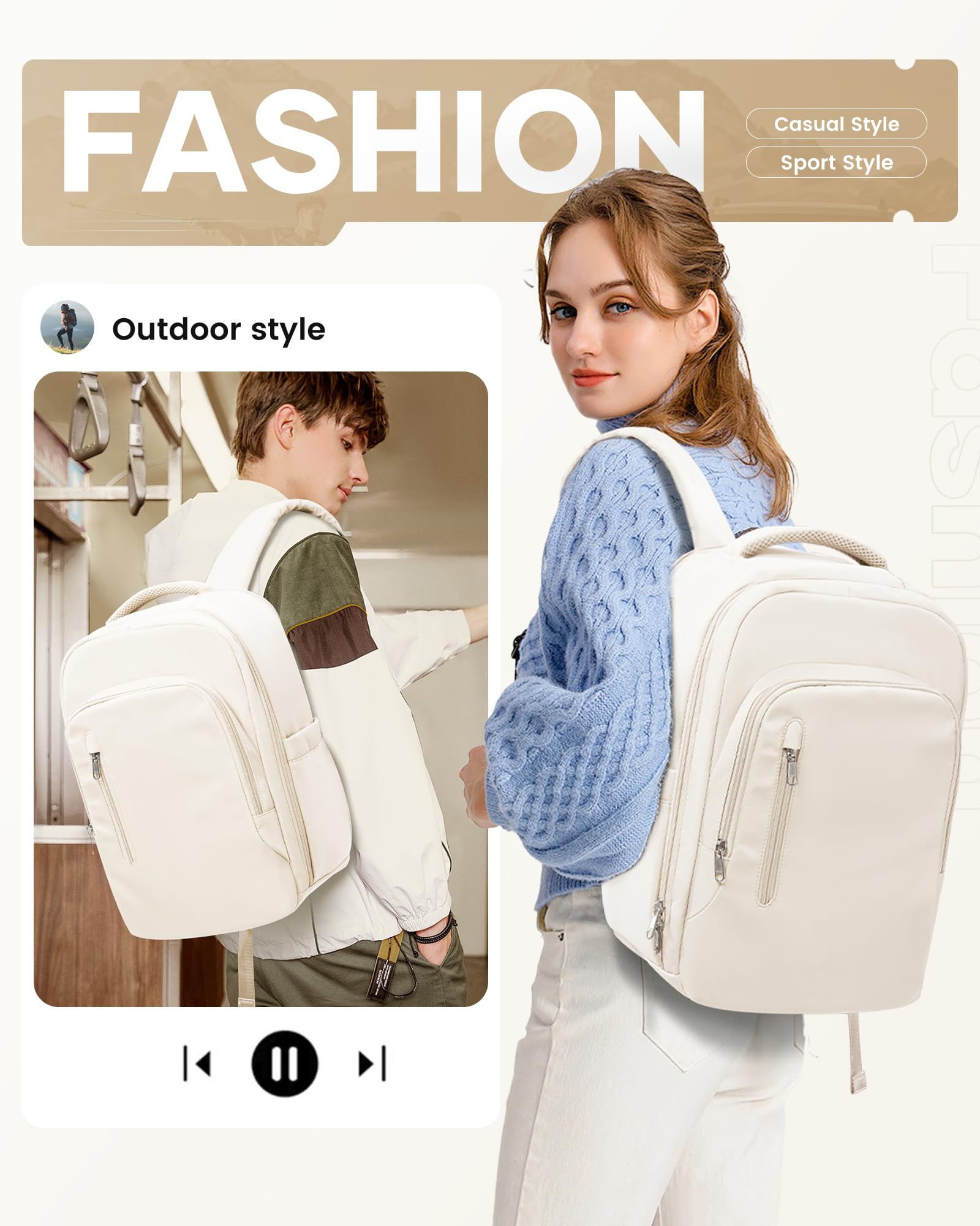 SZLX Zaino Ryanair 40x20x25 Donna Zaino da Viaggio Sottovuoto con pompa Bagaglio a Mano Sottovuoto Viaggio Uomo Borse da Cabina 45x36x20 Easyjet con scomparto per scarpe per Laptop da 14 Pollici