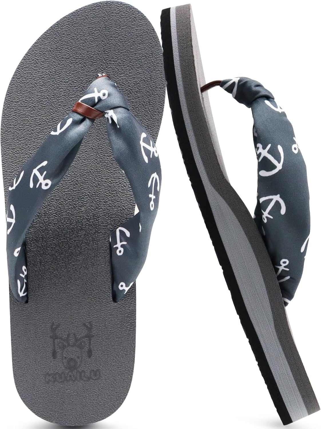 KuaiLu Flip Flops Women Yoga Foam Ladies Comfort Arch Support Summer Beach Casual Thong Sandals