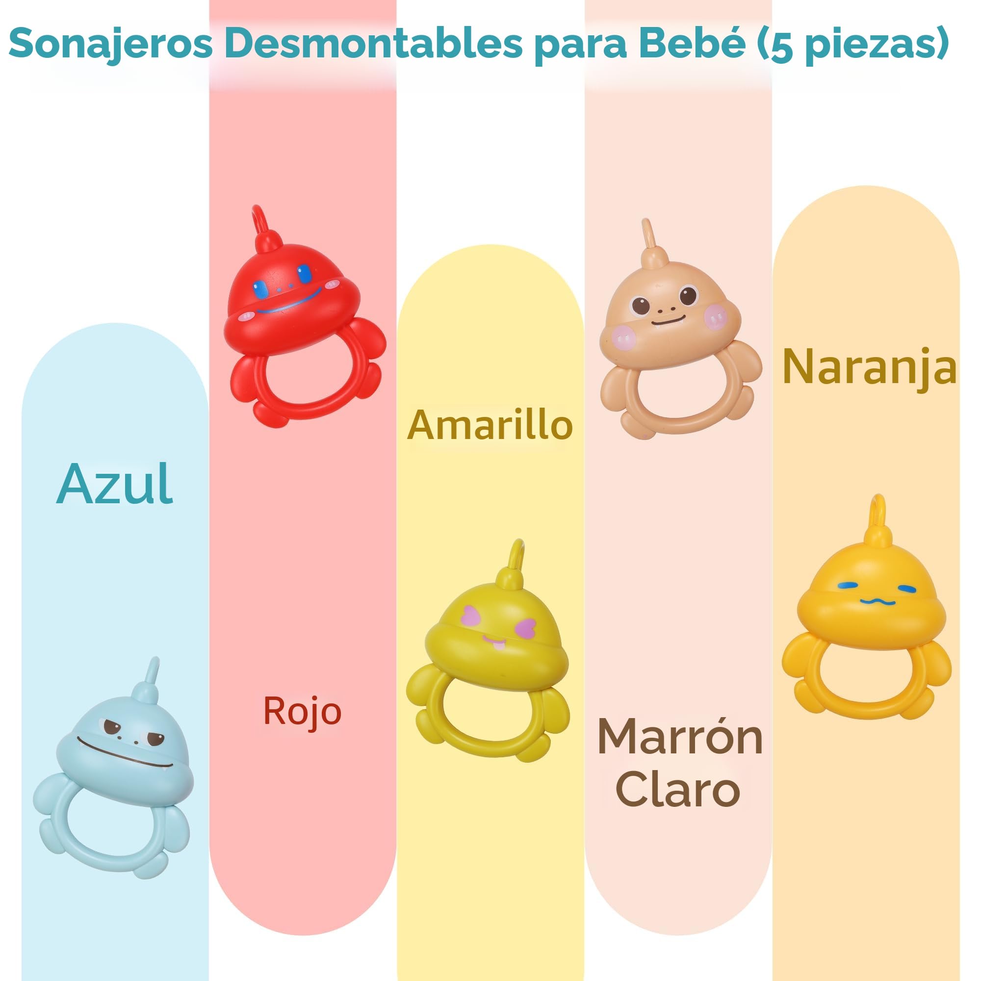 CUTE STONE Gimnasio bebe, alfombra de juegos bebe con piano, tummy time bebe，juguete colgante y juego para poner boca abajo, 5 juguetes sensoriales gimnasio bebe 0-6 mese