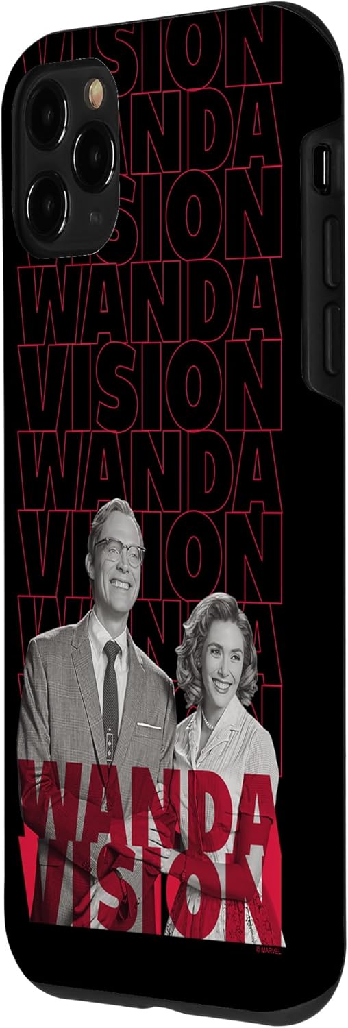 iPhone 11 Pro Marvel WandaVision Text Stack Portrait Case