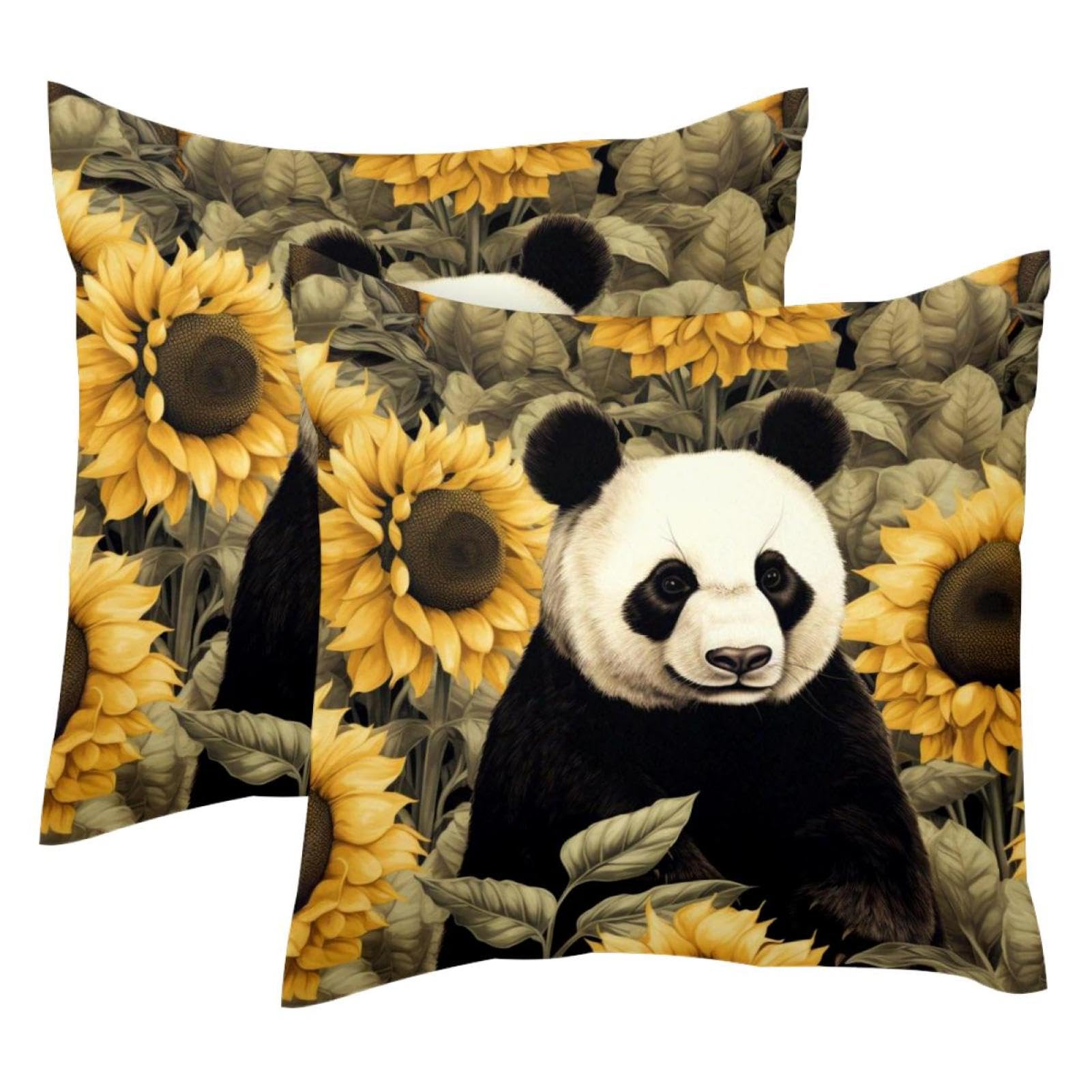 Housse de coussin d&eacute;corative velours premium 50x50cm motif double face de haute qualit&eacute;