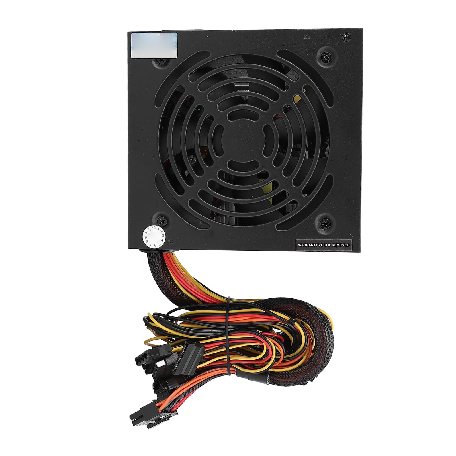 Alimentatore per computer desktop a massima efficienza energetica da 450 W con protezione da sovracorrente per utenti in lega di alluminio nero 1 W di potenza in standby