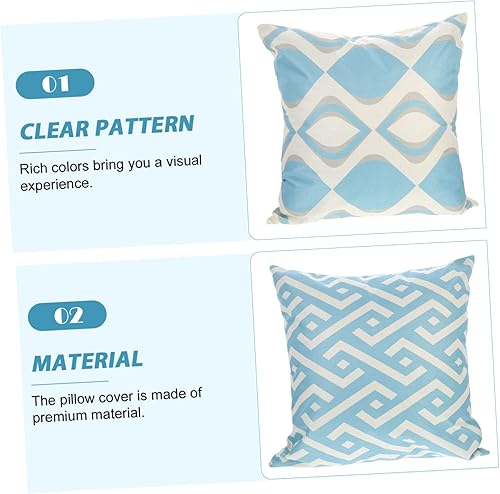 Miniatura 8 de Homoyoyo 12 Pcs Pillow Case Home Pillow Cover Cojines para White Pillows Modern Pillows Case Pillowcase Decor Outdoor Pillows Cover Farmhouse