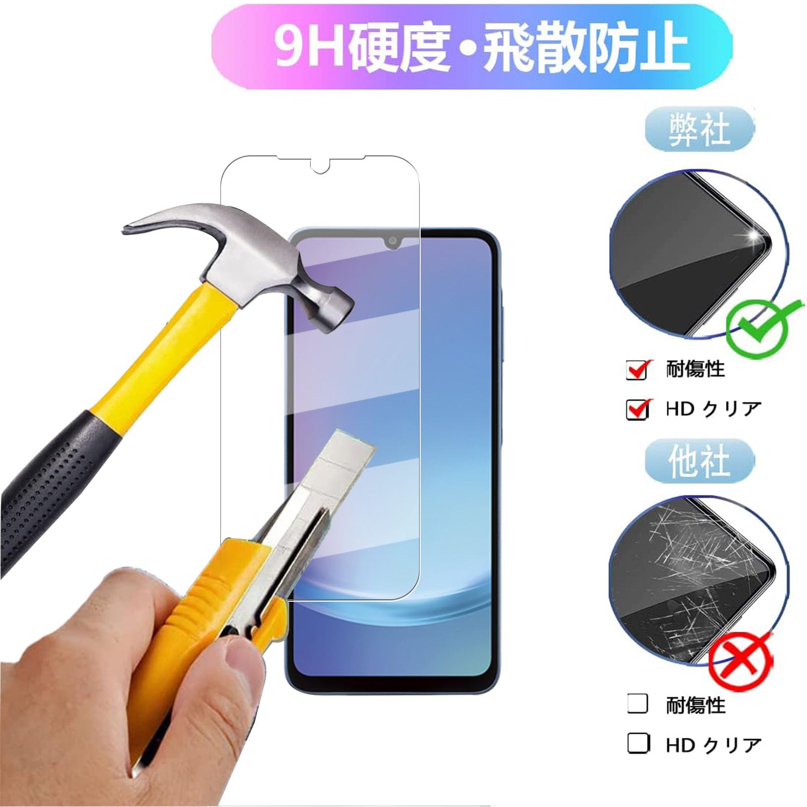 Amazon.co.jp: Galaxy A25 ケース【 1枚ガラスフィルム+1つです 