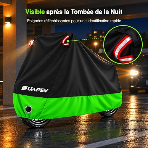 ZUAPEV® Telo Copri Bicicletta da Esterno Impermeabile, Telo Copribicicletta - 6