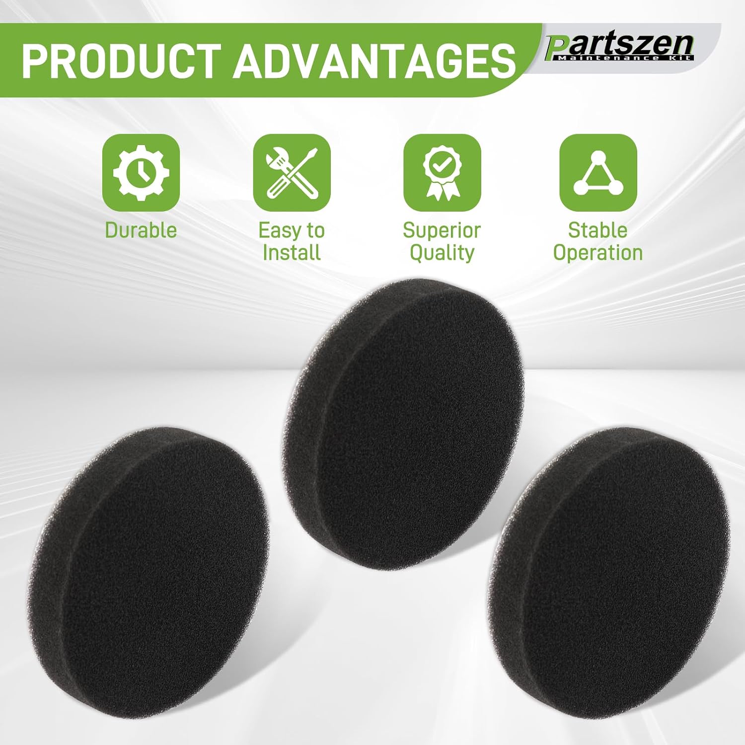 17211-165-730 Air Filter Element 3pcs for Honda CRF50F CRF70F XR50R XR70R Z50R Z50RD 1986-2021