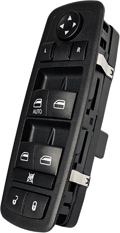 Interruptor mestre do vidro elétrico SWITCHDOCTOR para Jeep Liberty, Dodge Journey e Dodge Nitro – 1 unidade