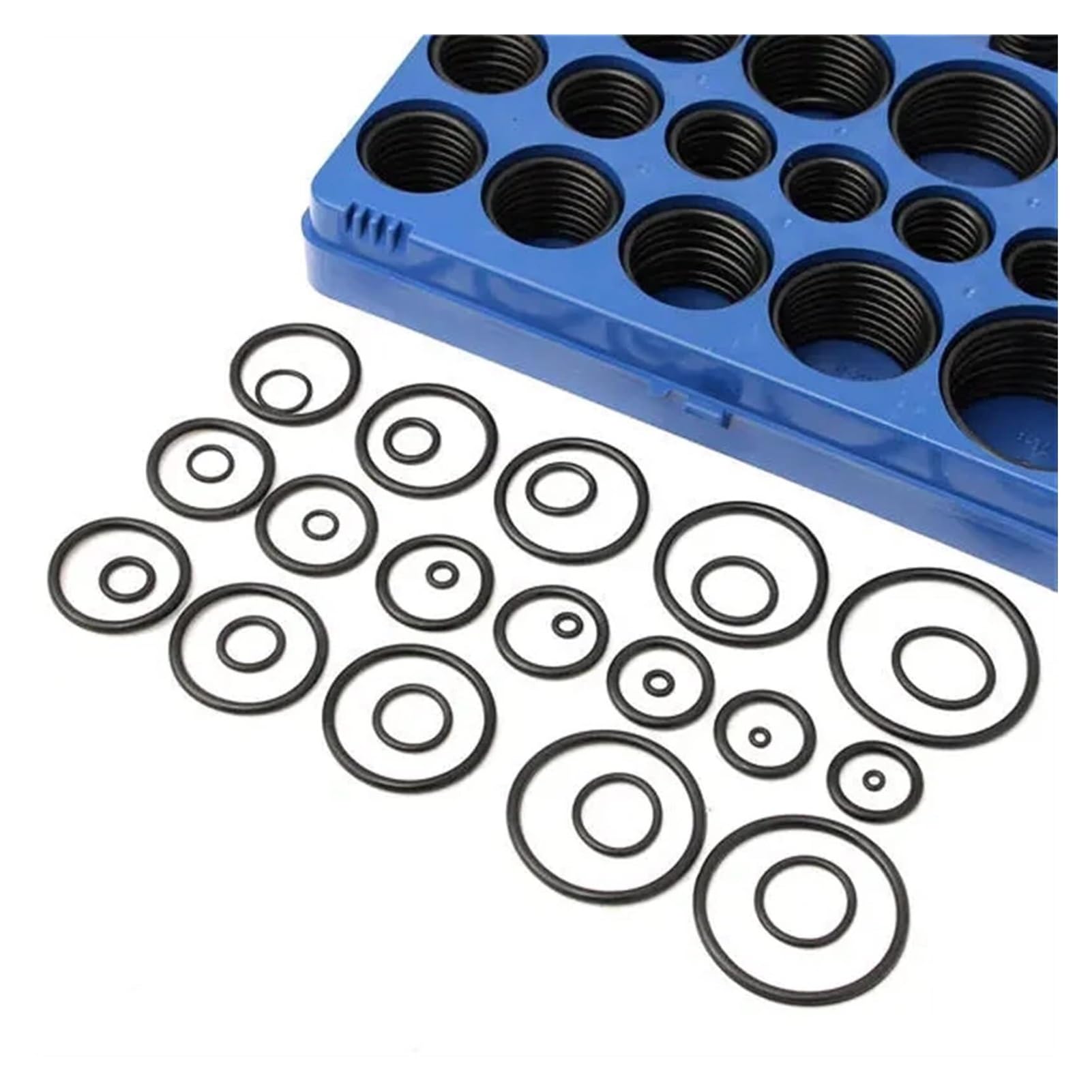 Kit de juntas tóricas de goma, surtido de juntas tóricas de goma, arandelas for grifo, surtido de juntas, fontanería, gasolina, 419 piezas, juntas tóricas de goma for grifo, fontanería, automoción