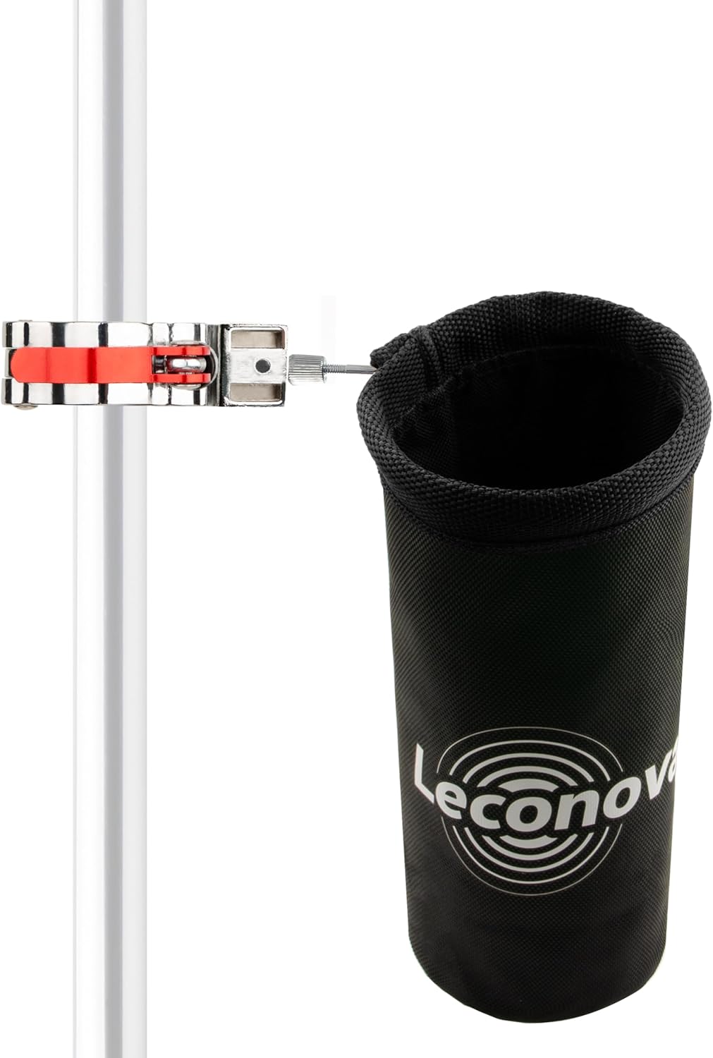 Drum Stick Holder with Secure Non-Slip Clamp, Oxford cloth Drumstick Bag for Acoustic & Electronic Kits, Scratch-Free Protection & Adjustable Angle for Practice and Gigging