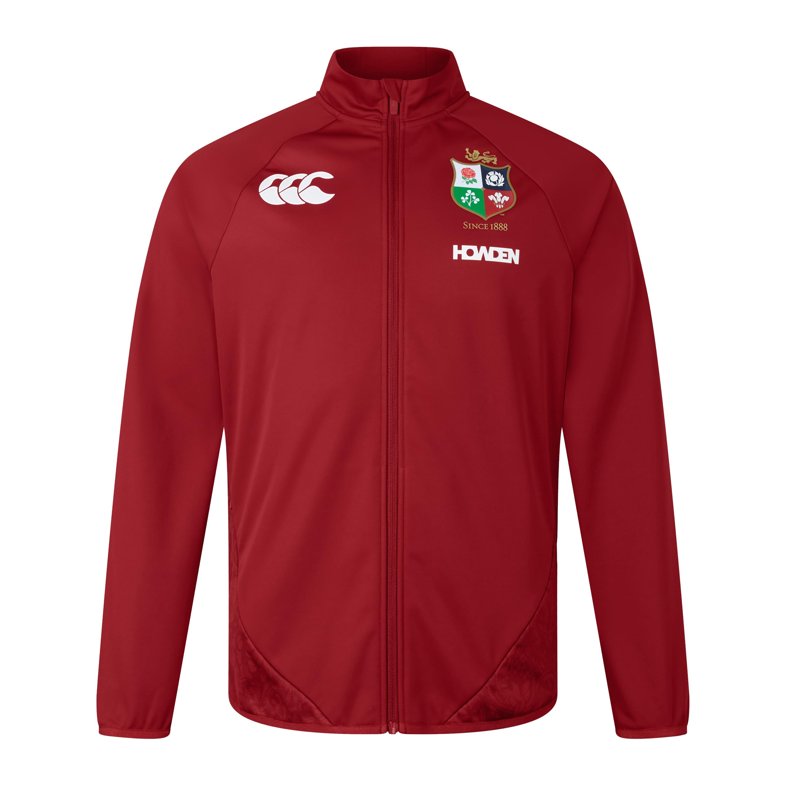 Canterbury Men's British & Irish Lions Anthem Jacket | Weatherproof | Official British & Irish Lions Licensed Product Softshell Jacket, Red Dahlia, XS