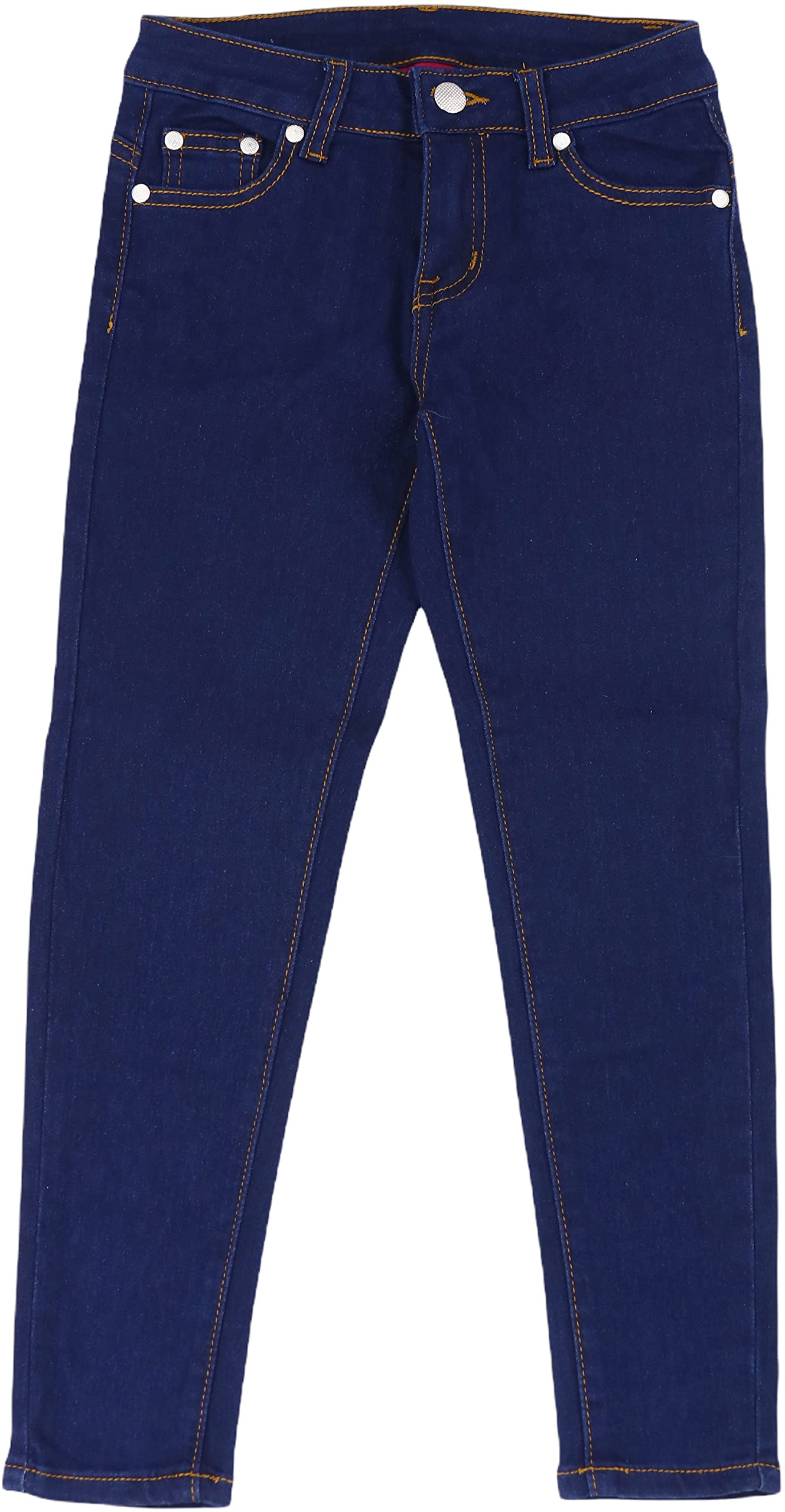 ToBeInStyle Girl’s Denim Easy Styling Classic Timeless Everyday Jeans Zip-Up Closure