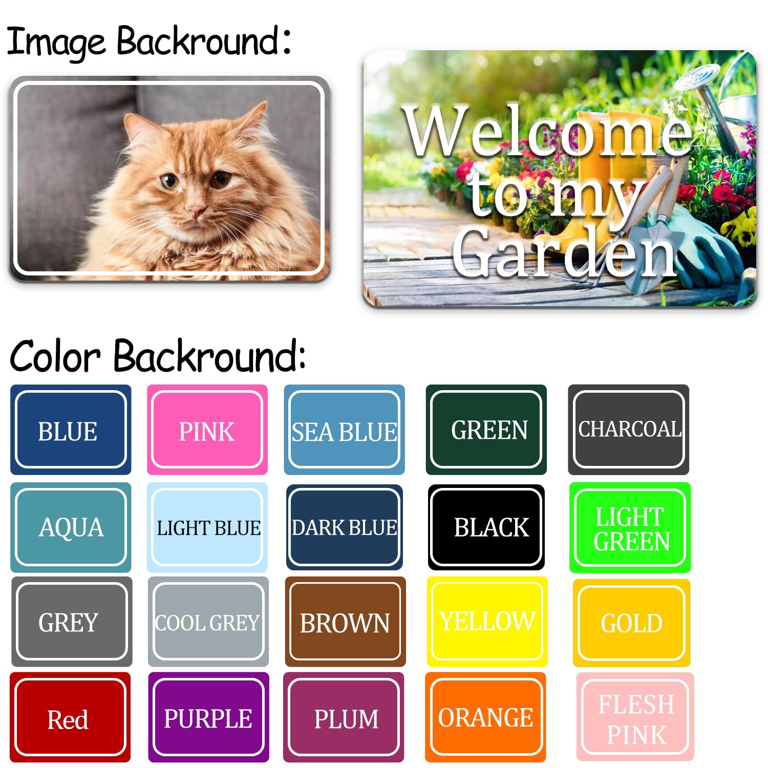 Custom Sign, Personalized Metal Signs with Your Text, Photo, Customized Signs for Office Business Workplace Home Bar Indoor, Outdoor