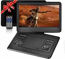 14.1インチDVDポータブルプレイヤー Amazon | Jekero ポータブルDVDプレーヤー 16.9型 液晶14.1