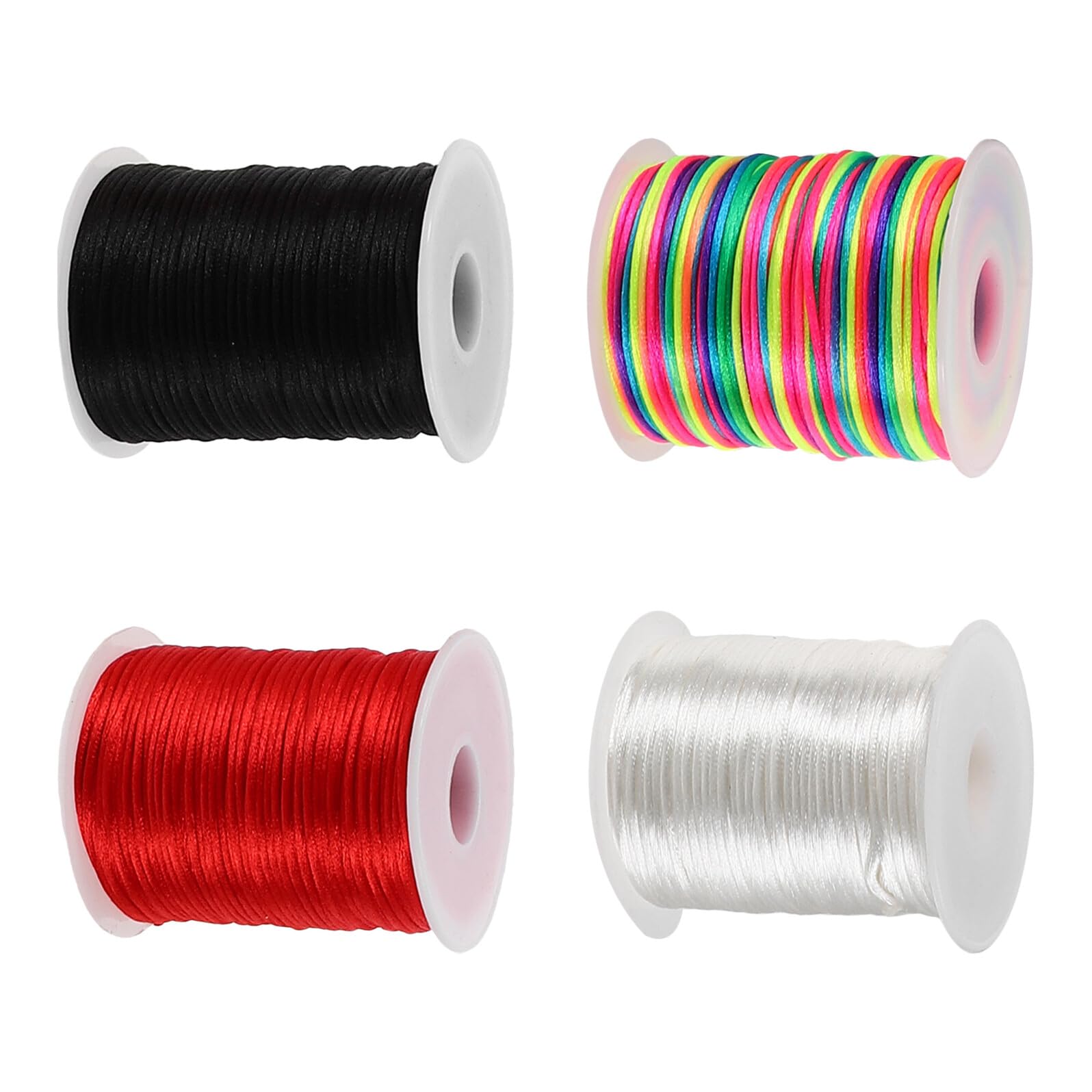 Cordon pour bracelets Cabilock fil ciré polyester anti-effilochage pour nœuds de macramé