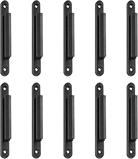 DuraSteel Wall Queue Barrier Receiver Clip - DuraSteel Additional Retractable Belt Barrier Clips - Wall Mounted Type - 10 Pcs/Pack