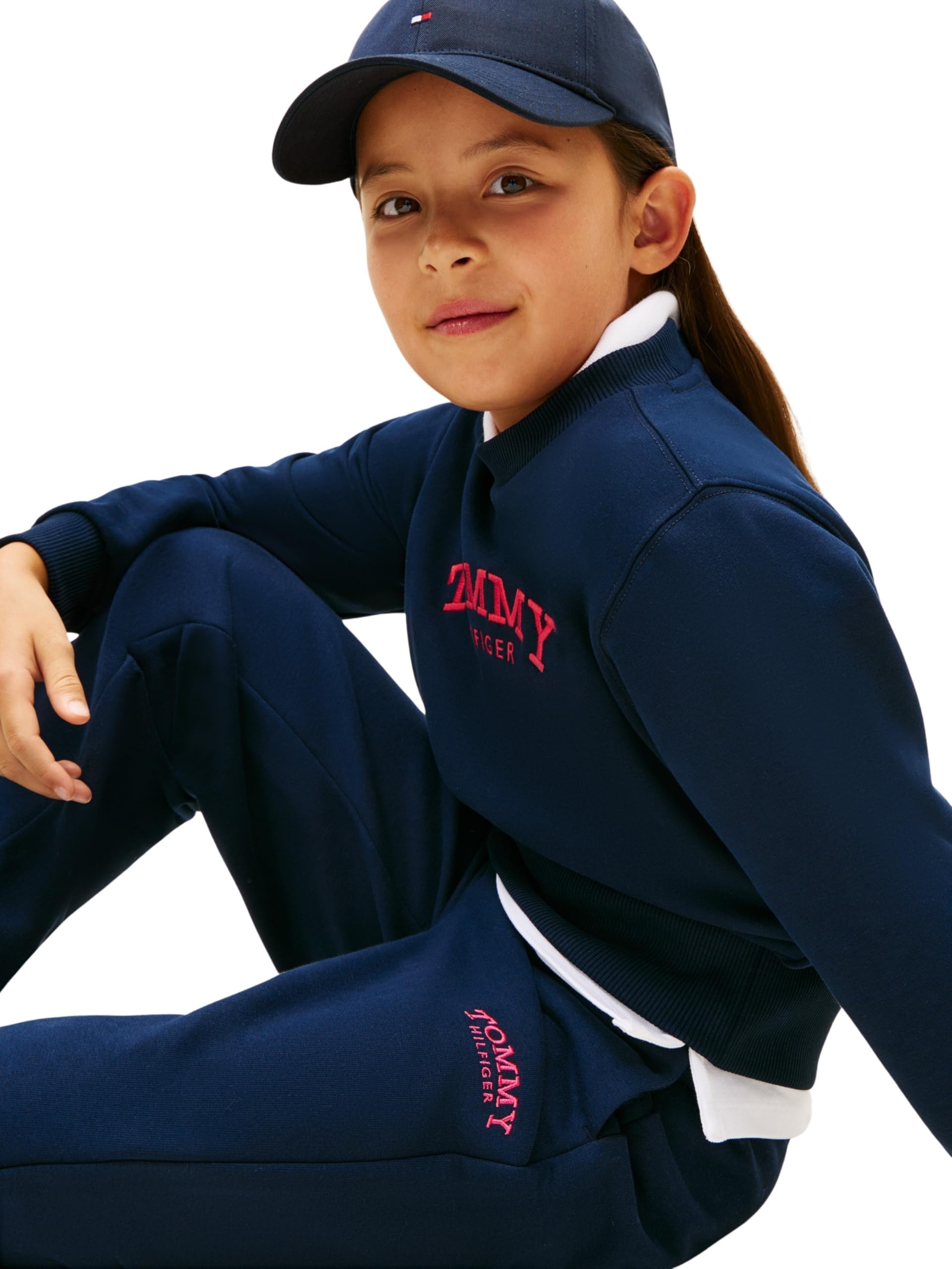 Tommy Hilfiger Monotype Sweatpants Kg0kg08981 - Pantalones Deportivos Niñas