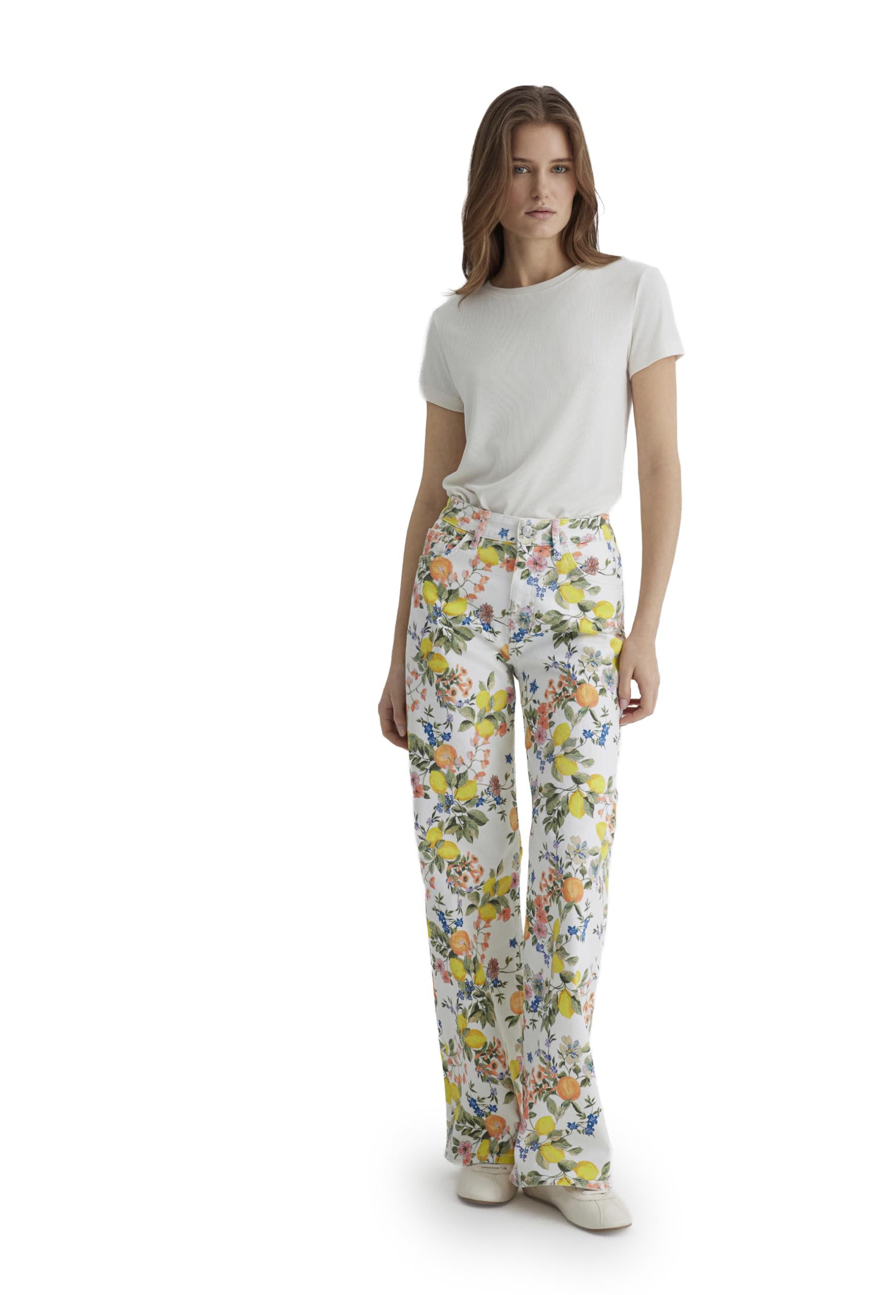 Mavi Damen Denim Pants Malibu Wide Leg Jeans