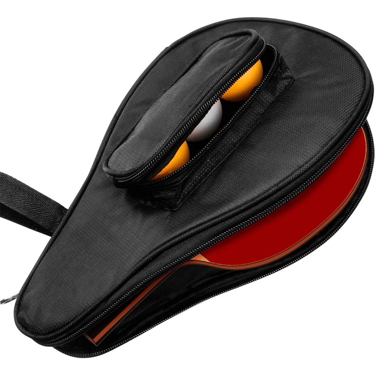 Toddmomy 2 per Racchette Pong Custodia Gourd Oxford Protezione per Racchette e Palline Design Ergonomico e Resistente per Giocatori Tavolo Pong