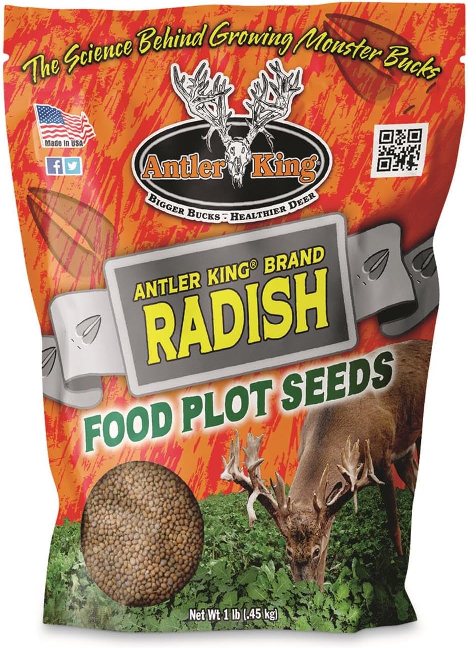 Antler King Turnip Food Plot Seed 1 lb Bag of Turnip for