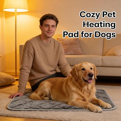 Miniatura 6 de Thermal Reflection Pad for Dogs, Soft Warm and Comfortable Self Heating Dog Bed, 5-Layer Constant Keep Warmth System, Anti-Slip & Machine Washable
