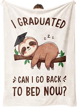 Funny Graduation Gifts for Women, Her & Him, Practical Throw