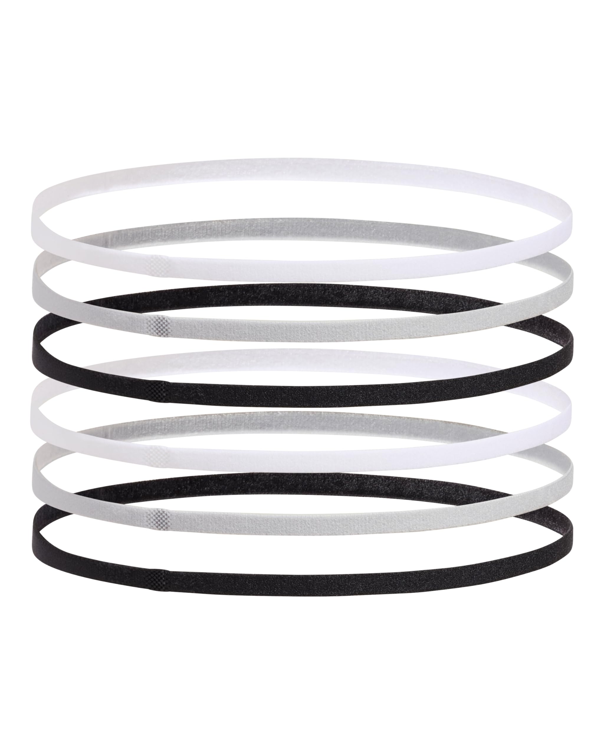 Under Armour W MINI ELASTIC 6PK - Czarny / / Mod Szary - OSFM