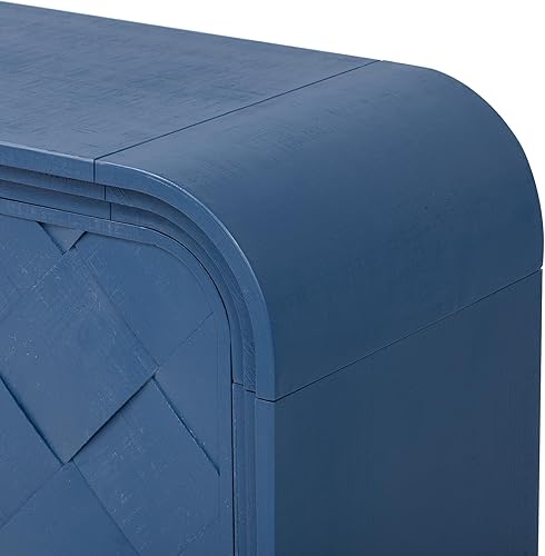 Miniatura 267 de Aparador moderno y elegante con patas y asas de metal dorado y estante ajustable, mesa consola clásica de 60 pulgadas, mesa de sofá, mesa de entrada