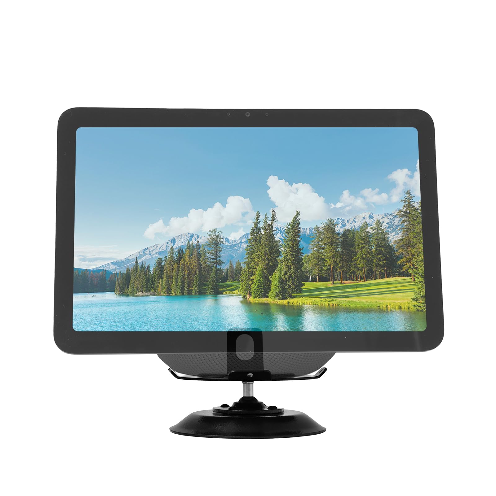 shinar Soporte de Metal para Echo Show 8/Echo Show 11 Modelos de 2025, Soporte Giratorio con Ajuste de inclinación de Gran Angular,Accesorios de Soporte Ajustable para Echo Show 8/11 (Negro)