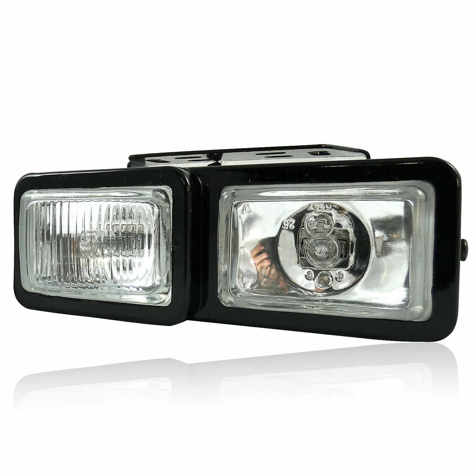 J/J 2 Fari Fendinebbia Ausiliari Luce Doppia H3 55W 12V Faretti Alogeni Universali
