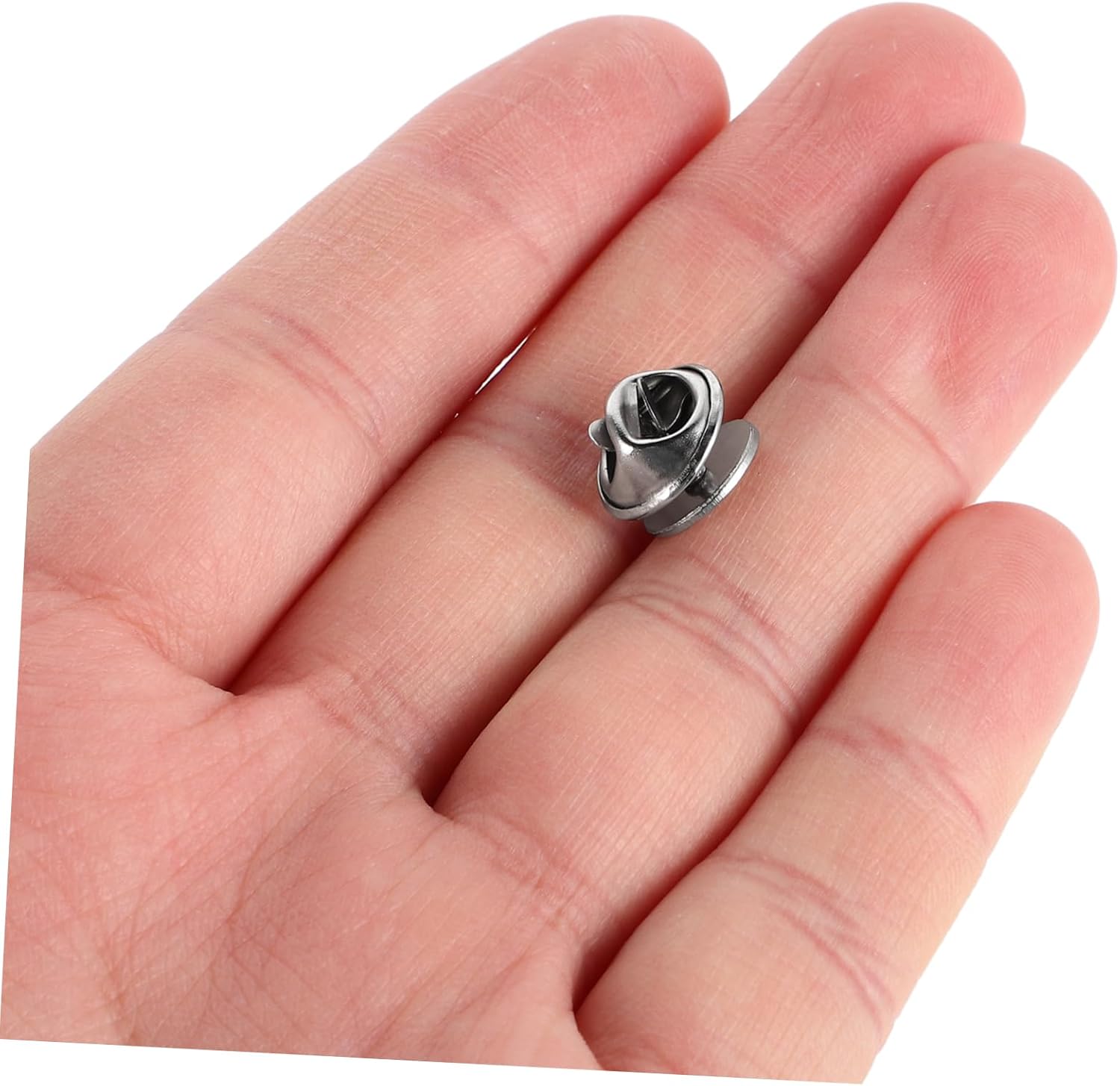 Stainless Steel Pin Backs 20pcs Brooch Locking Clutch for DIY Jewelry