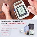 BPL Medical Technologies B20 Large Digital Blood Pressure Monitor|LCD Display|BP Apparatus for Home & Hospital|Hypertension & Managing Heart Health Device - White gallery image