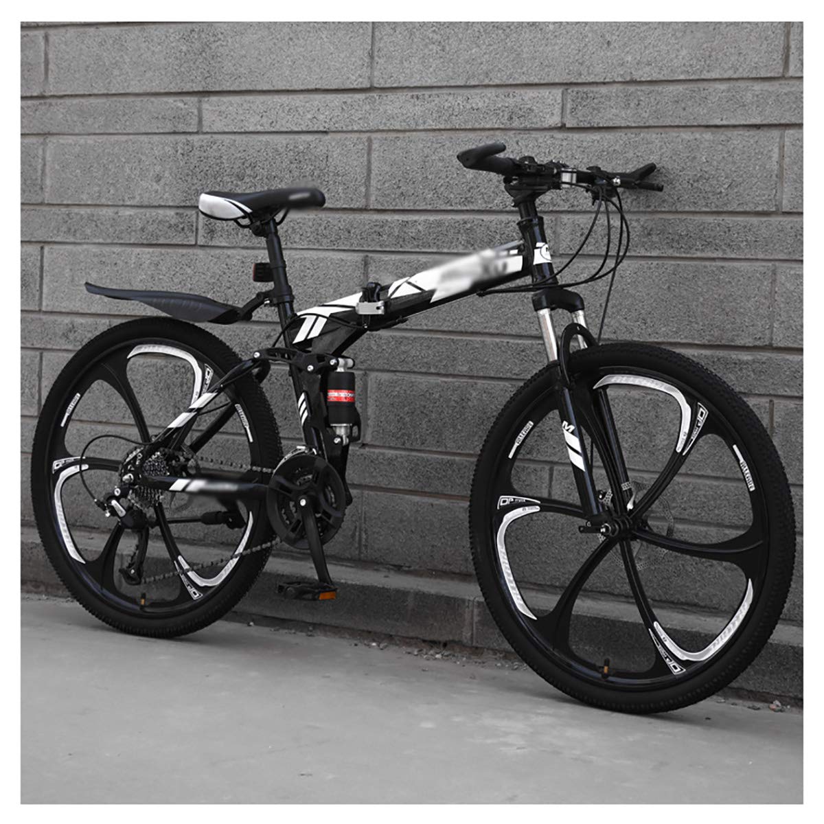 Folding Bike, Ultralight Portable Folding Bikes MTB, Foldable Sport/Mountain Bike + Light and Robust Foldable Bicycle, 24 x 26 Inch 21 x 24 x 27 Speed 