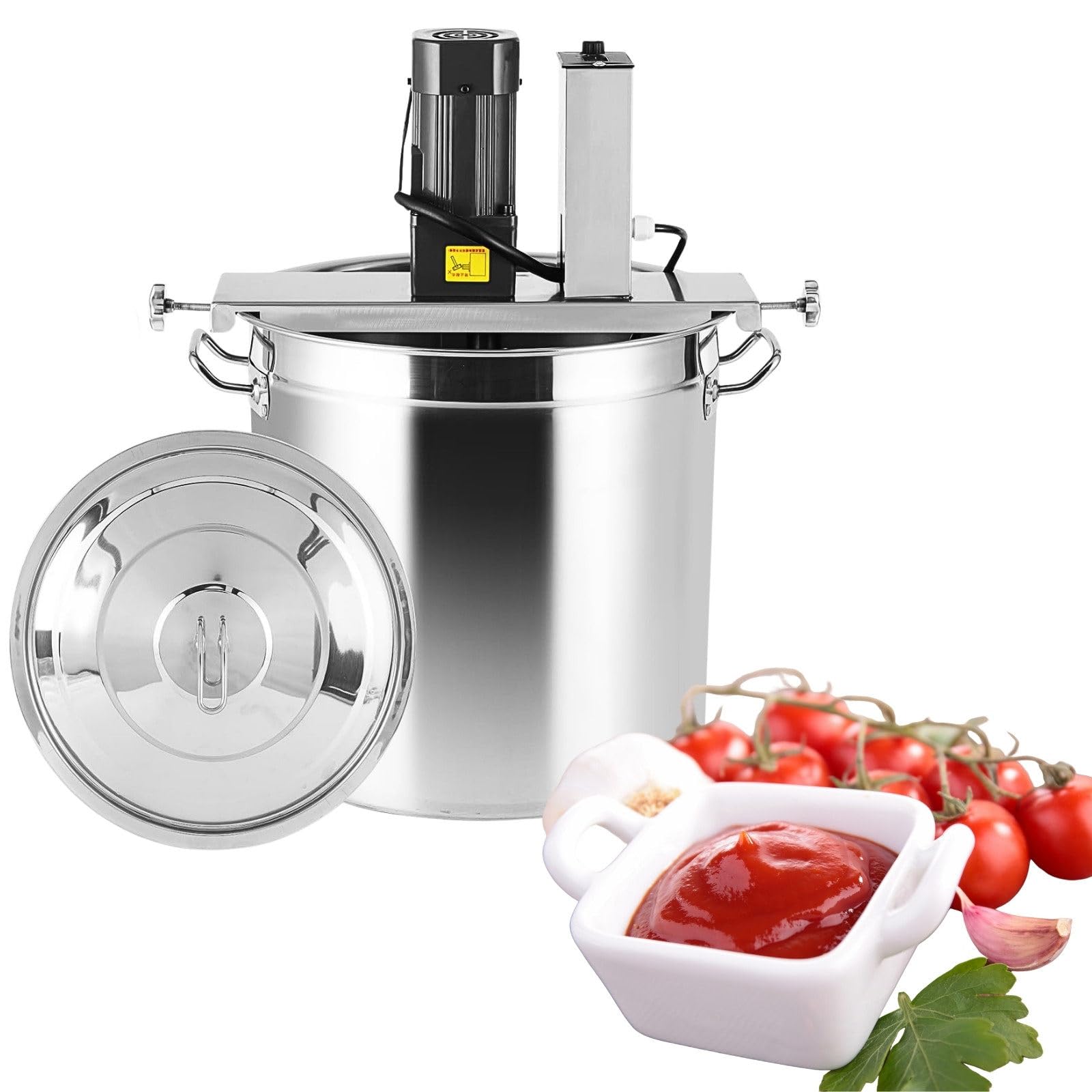Pot Stirrer Automatic Stainless Steel Food Mixer for Making Jam 15L
