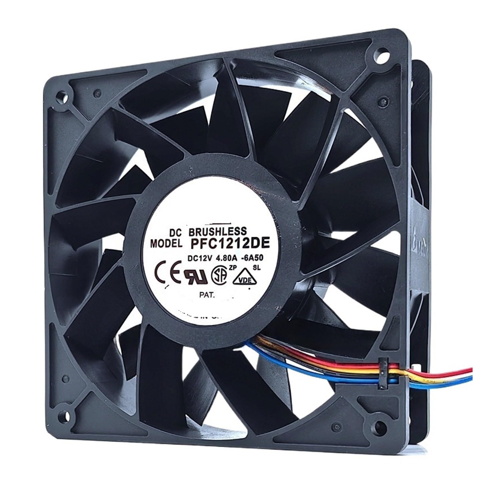 UITGVDQAT PFC1212DE Cooling Fan 12VDC 4.80A 120x120x38mm 4-wire