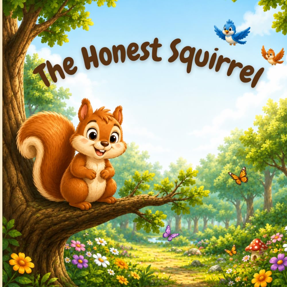 The Honest Squirrel: A Heartwarming Story About Truth and Kindness: A Beautiful Picture Book That Teaches Honesty, Integrity, and Returning What Belongs to Others | Ages 3–6