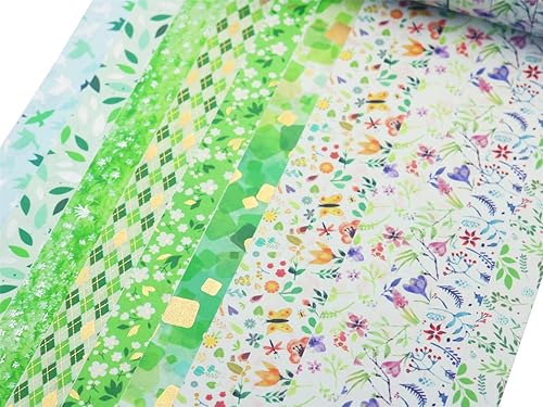 Miniatura 3 de YUBBAEX Poetic - Juego de cintas Washi de oro VSCO floral de papel de aluminio plateado decorativo para artes, manualidades, suministros de diario,