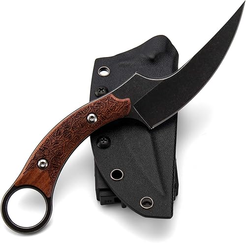 Miniatura 3 de Cuchillos de hoja fija de supervivencia al aire libre 440C Cuchillo de campo de acero inoxidable Cuchillo de campamento G10 Mango antideslizante