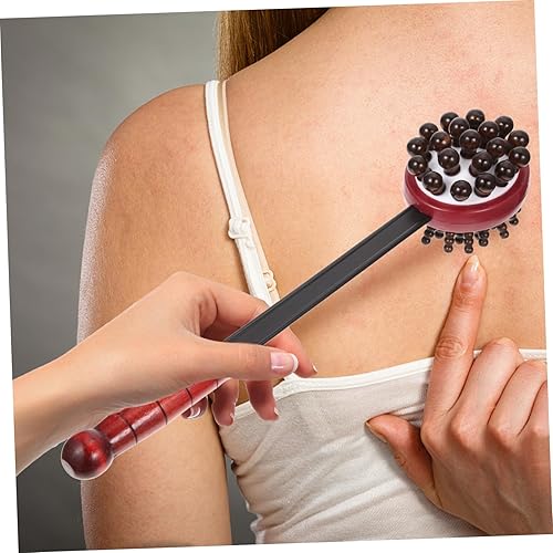 Miniatura 9 de HEALLILY Martillo de masaje flexible - Dispositivo de mano para aliviar el cuello y los hombros - Masajeador portátil para aliviar el estrés y la