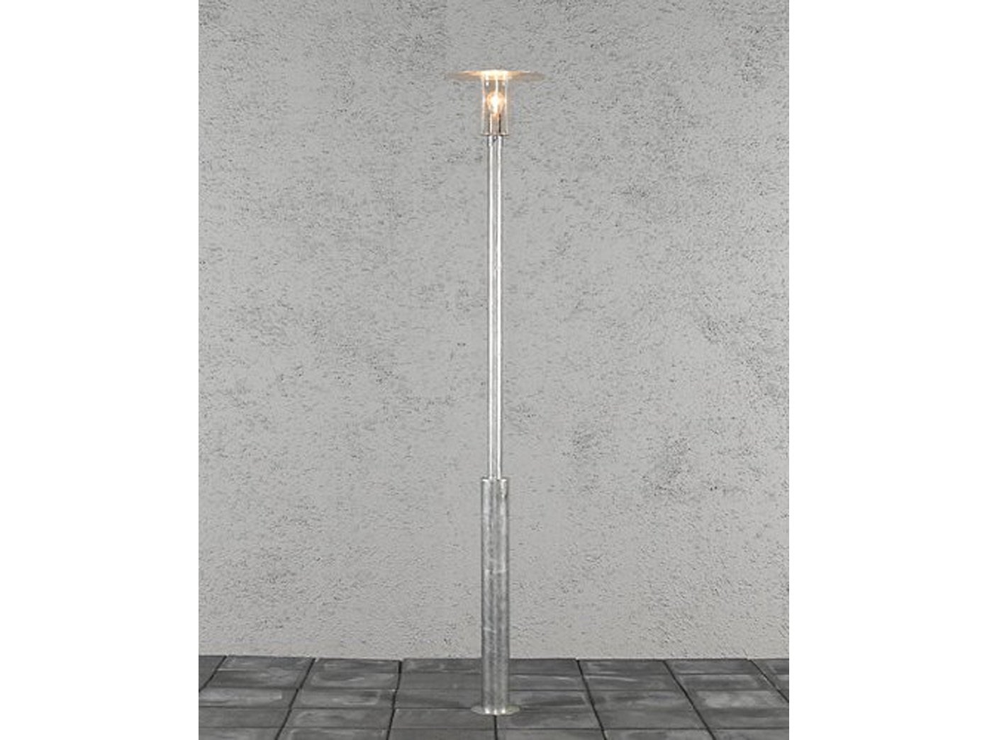 KONSTSMIDE 663-320 - Set di 2 lampade da terra per esterni, infrangibili, per strade