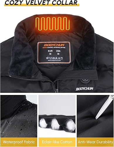 Miniatura 7 de Bodychum Heated Vest Women With Battery Pack Included Lightweight Rechargeable Electric Heating Vest