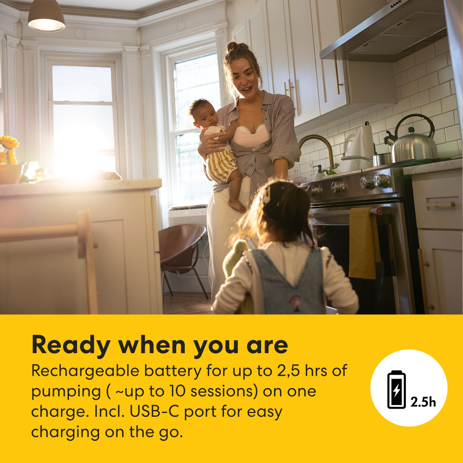 Medela Motion InBra Wearable Electric Breast Pump + Storage Bag – Highly efficient, Designed for Dependable Performance and Comfort. Hassle-Free handling & discreetness — view 8